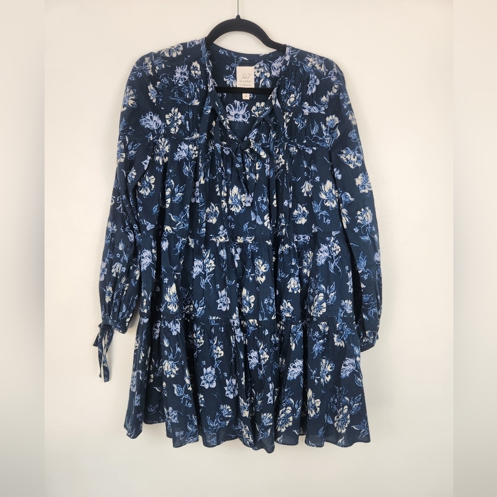 Cinq à Sept "Tous Les Jours" Floral Tiered Mini Dress